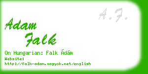 adam falk business card